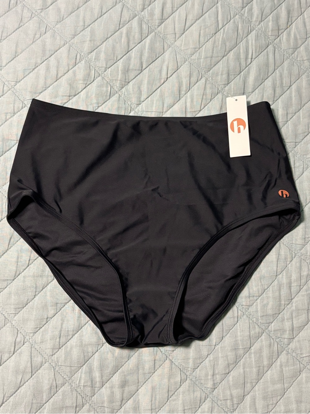 Honey Mark Swim Bottom in Black